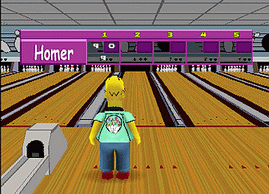 Simpsons Bowling